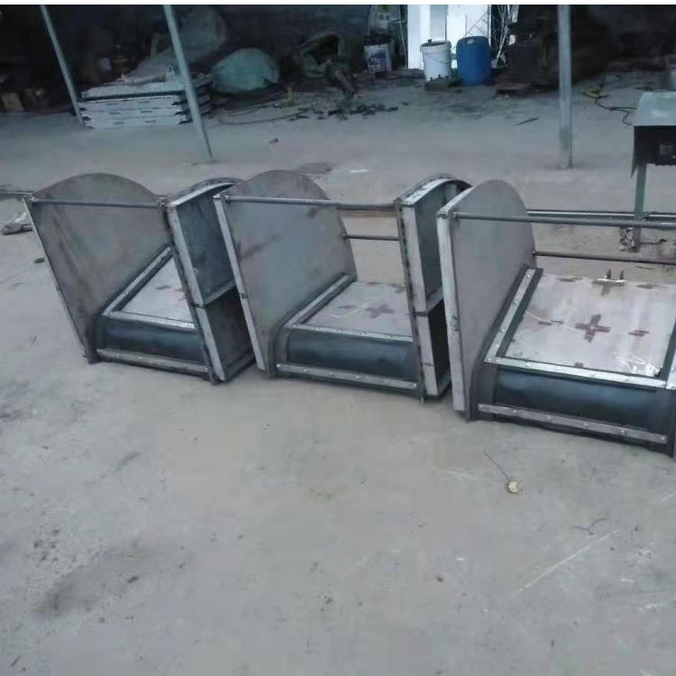 分流井液動旋轉堰門